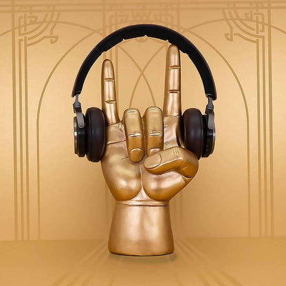Rock On Headphone Stand with Gift Box for Music Lovers Headphone Holder Luckies Quirky Turkey Gifts