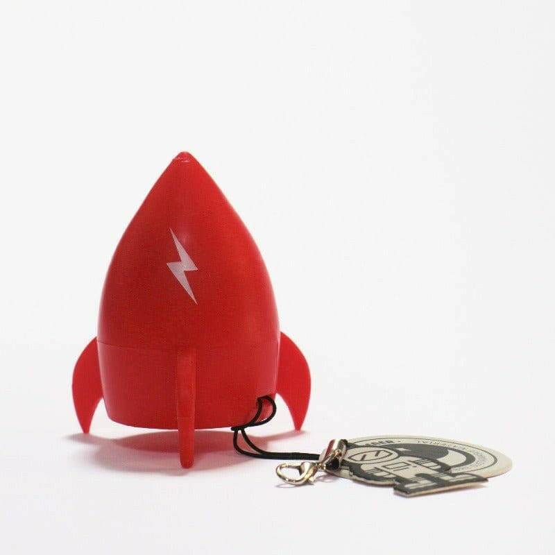 Rocket Pencil Sharpener with Keychain - Bamboo Material Pencil Sharpeners Luckies Quirky Turkey Gifts