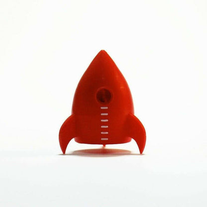 Rocket Pencil Sharpener with Keychain - Bamboo Material Pencil Sharpeners Luckies Quirky Turkey Gifts