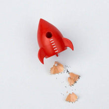 Rocket Pencil Sharpener with Keychain - Bamboo Material Pencil Sharpeners Luckies Quirky Turkey Gifts