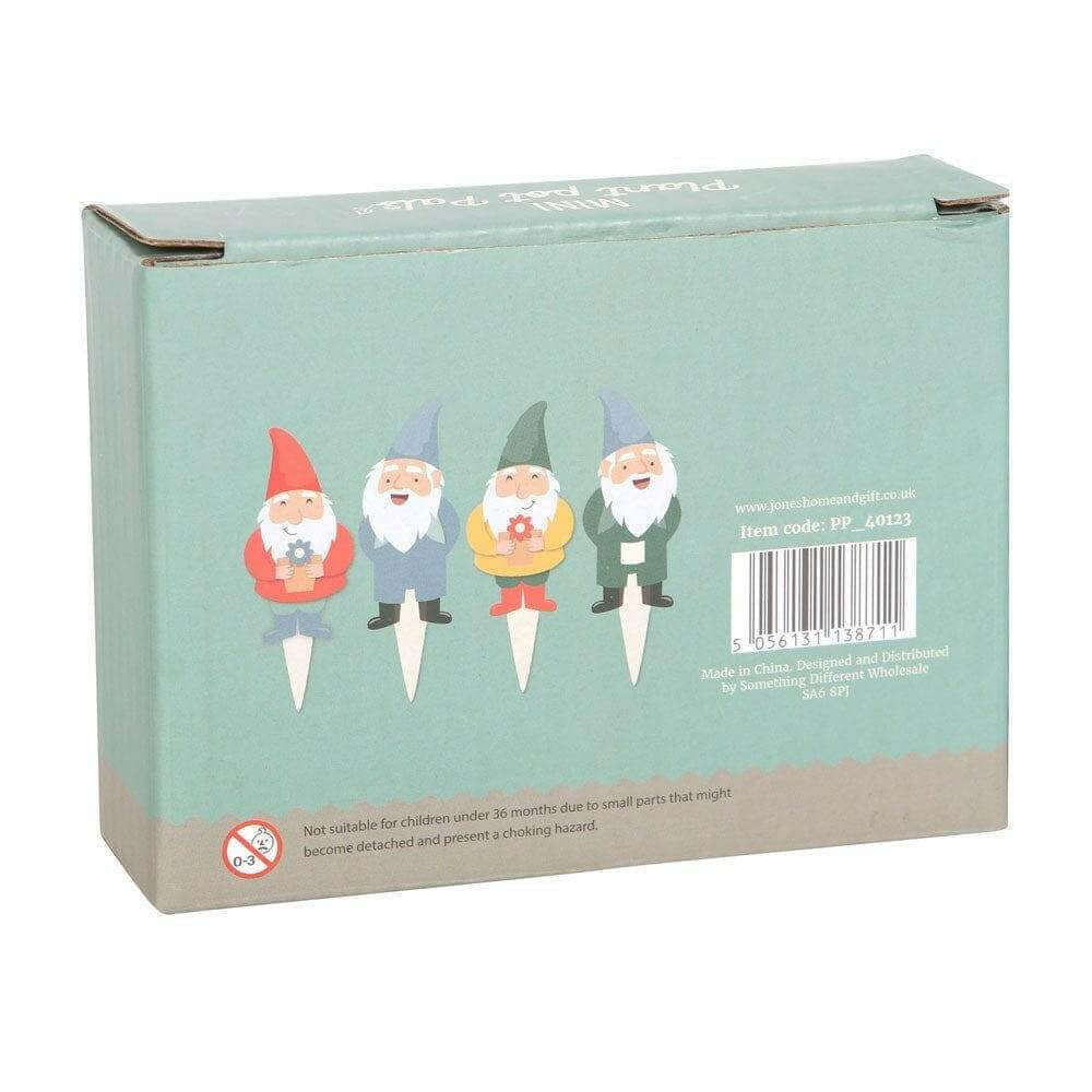 Set of 4 Mini Garden Gnome Plant Pot Pals, Fairy Garden, Planters Pots & Planters Jones Home & Gifts Quirky Turkey Gifts