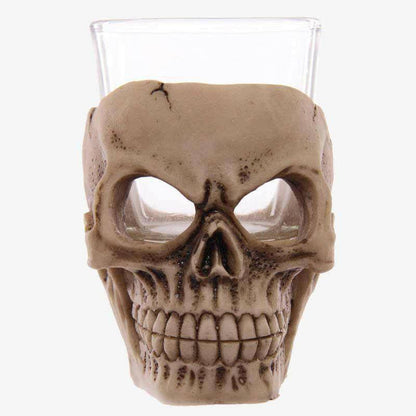 Skull Mini Shot Glass Drinking Glass Halloween Décor Drinkware Puckator Quirky Turkey Gifts