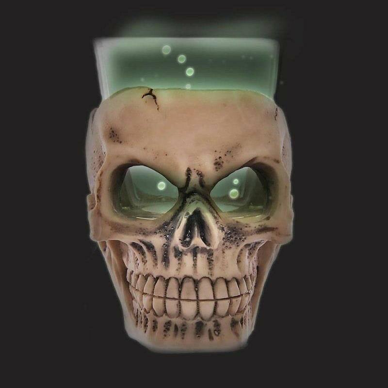 Skull Mini Shot Glass Drinking Glass Halloween Décor Drinkware Puckator Quirky Turkey Gifts