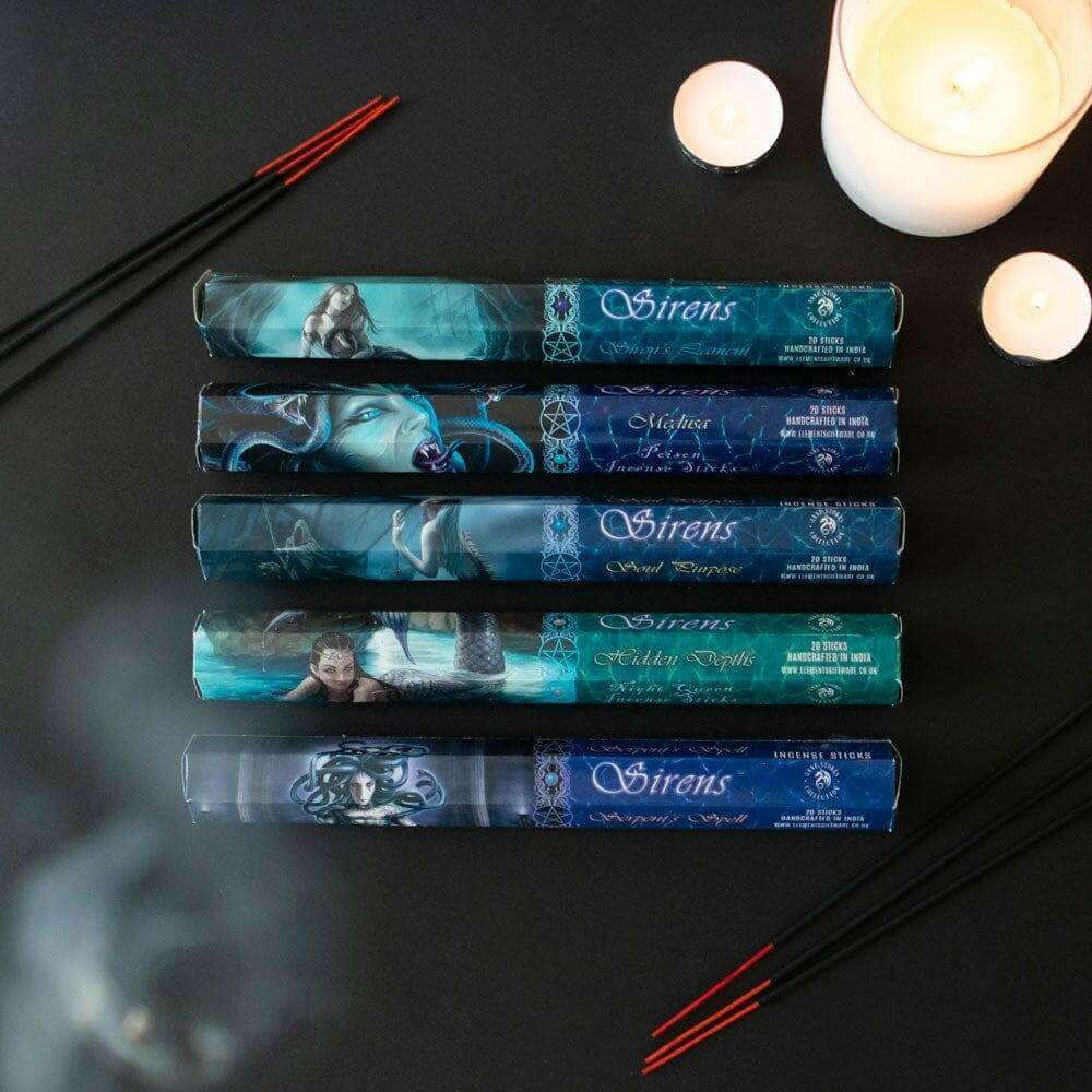 Sirens by Anne Stokes Incense Sticks Gift Box Set of 120 Home Fragrance Anne Stokes Quirky Turkey Gifts
