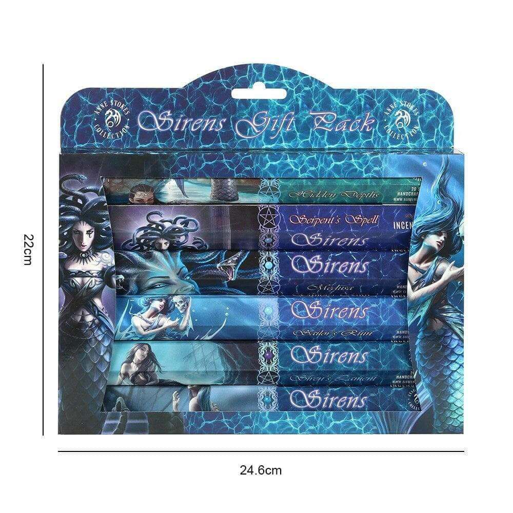 Sirens by Anne Stokes Incense Sticks Gift Box Set of 120 Home Fragrance Anne Stokes Quirky Turkey Gifts