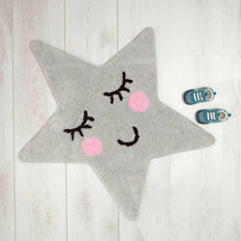 Sleep Tight On A Starry Night With Our Sweet Dreams Grey Star Rug Bedroom Rugs Sass and Belle Quirky Turkey Gifts