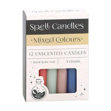 Spell Candles Box 12 Mixed Colours for Rituals and Magic Candles Spirit of equinox Quirky Turkey Gifts