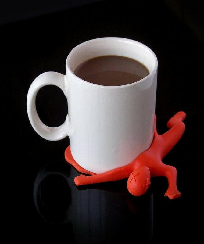 Splat Stan Orange Silicone Drink Coaster Tableware & Coasters Luckies Quirky Turkey Gifts