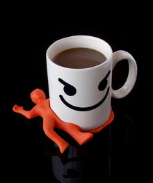Splat Stan Orange Silicone Drink Coaster Tableware & Coasters Luckies Quirky Turkey Gifts