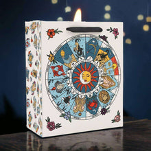 Sun and Moon Zodiac Designs Gift Bag with Astrological Signs Gift Bag Sil Quirky Turkey Gifts