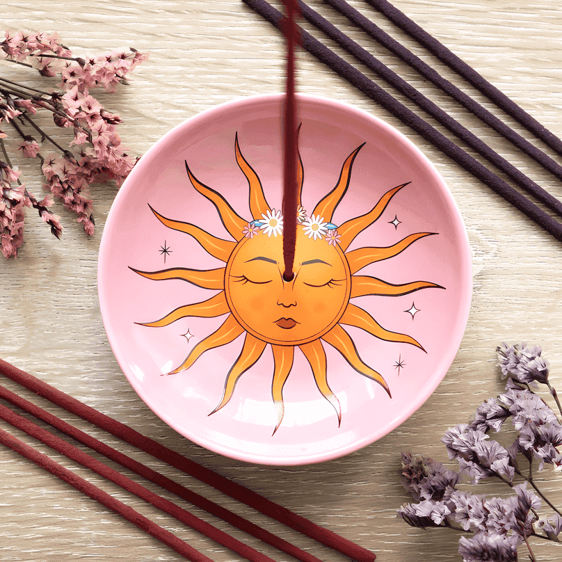 Sun Celestial Incense Holder, The Sun Tarot Card Design Incense Holders Spirit of equinox Quirky Turkey Gifts