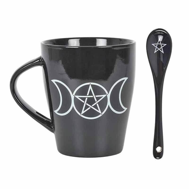 Witches Brew Morning Potion Hocus Pocus Mugs with Spoons Mugs & Cups Spirit of equinox Quirky Turkey Gifts