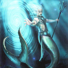 Water Element Wizard Merman Canvas by Anne Stokes Quirky Turkey Gifts