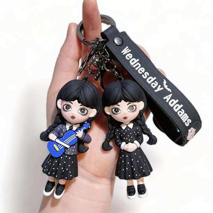Wednesday Adams, Thing Hand, 3D Keyring with Charms Keyrings Fashion Accessories Quirky Turkey Gifts