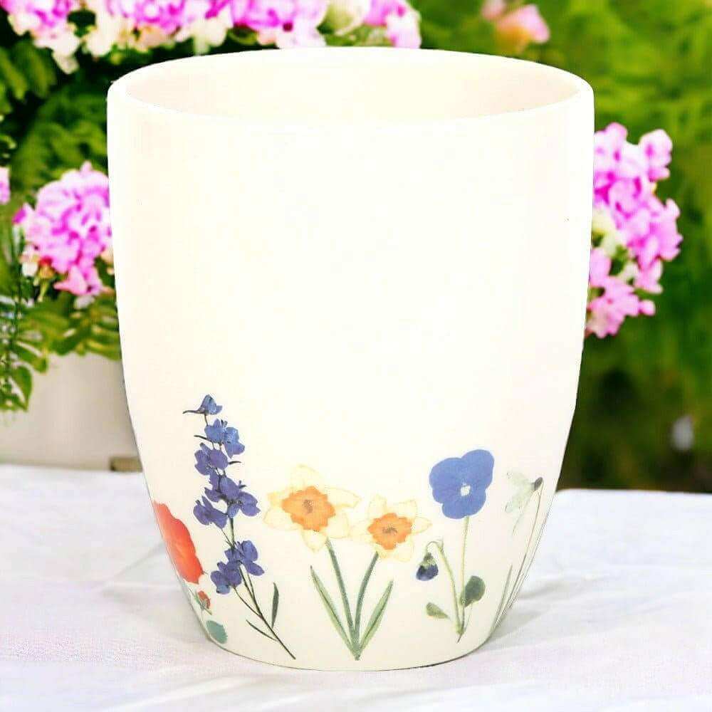 Wildflower Ceramic Plant Pot Pots & Planters Jones Home & Gifts Quirky Turkey Gifts