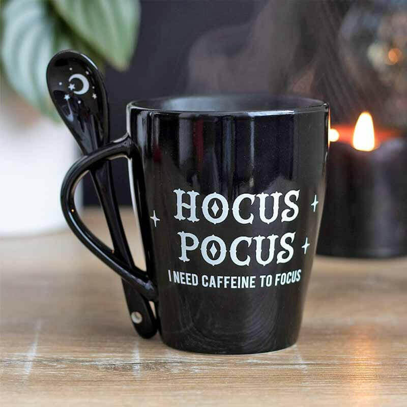 Witches Brew Morning Potion Hocus Pocus Mugs with Spoons Mugs & Cups Spirit of equinox Quirky Turkey Gifts