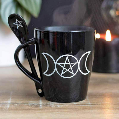 Witches Brew Morning Potion Hocus Pocus Mugs with Spoons Mugs & Cups Spirit of equinox Quirky Turkey Gifts