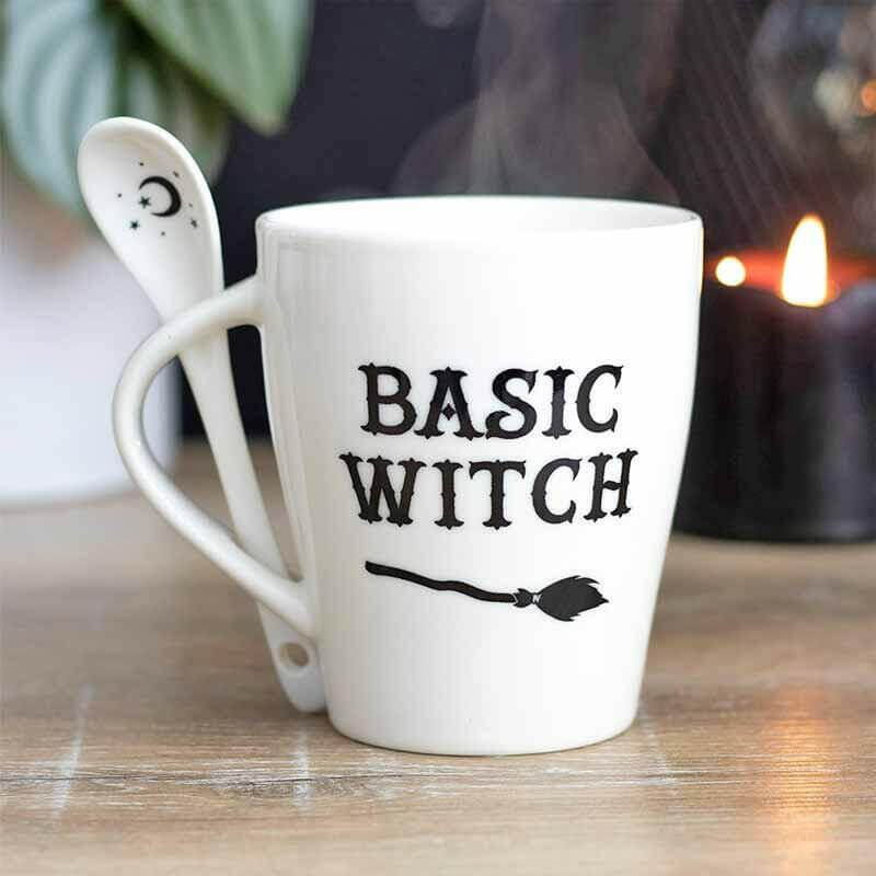 Witches Brew Morning Potion Hocus Pocus Mugs with Spoons Mugs & Cups Spirit of equinox Quirky Turkey Gifts