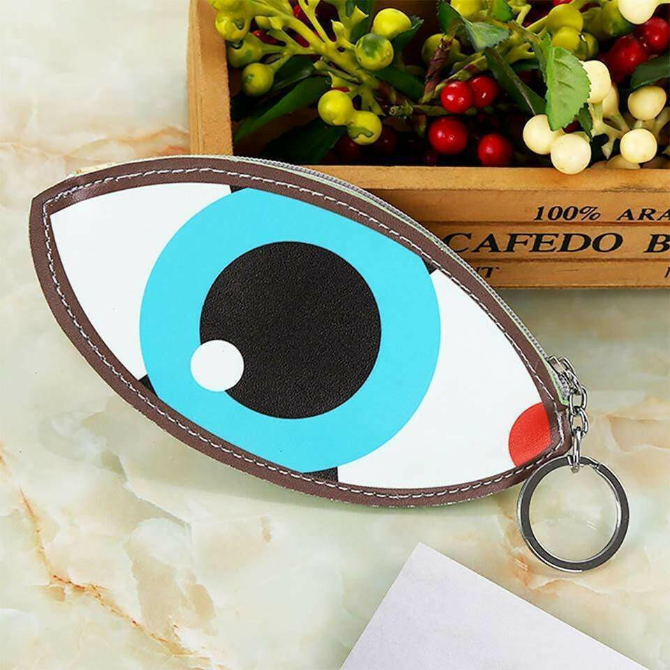 Womens Girls Large Coin Purse Novelty Fun Dimond Eye Shape Purses Purses and Wallets Fashion Accessories Quirky Turkey Gifts