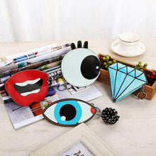 Womens Girls Large Coin Purse Novelty Fun Dimond Eye Shape Purses Purses and Wallets Fashion Accessories Quirky Turkey Gifts