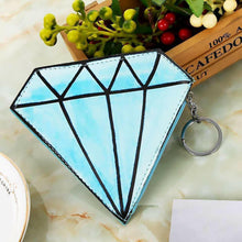 Womens Girls Large Coin Purse Novelty Fun Dimond Eye Shape Purses Purses and Wallets Fashion Accessories Quirky Turkey Gifts